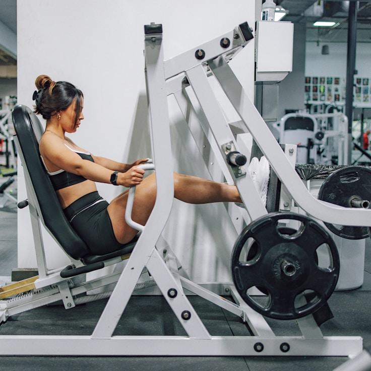 Group fitness class in a modern studio setting
